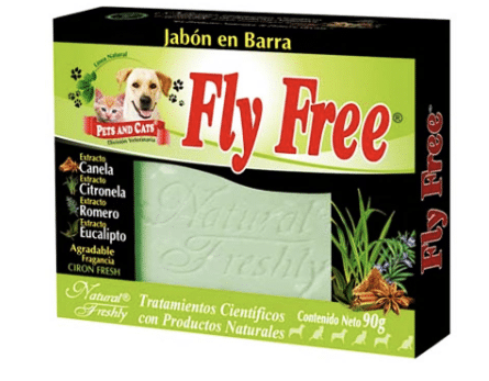 Jabon para gato o perro antipulgas natural freshly