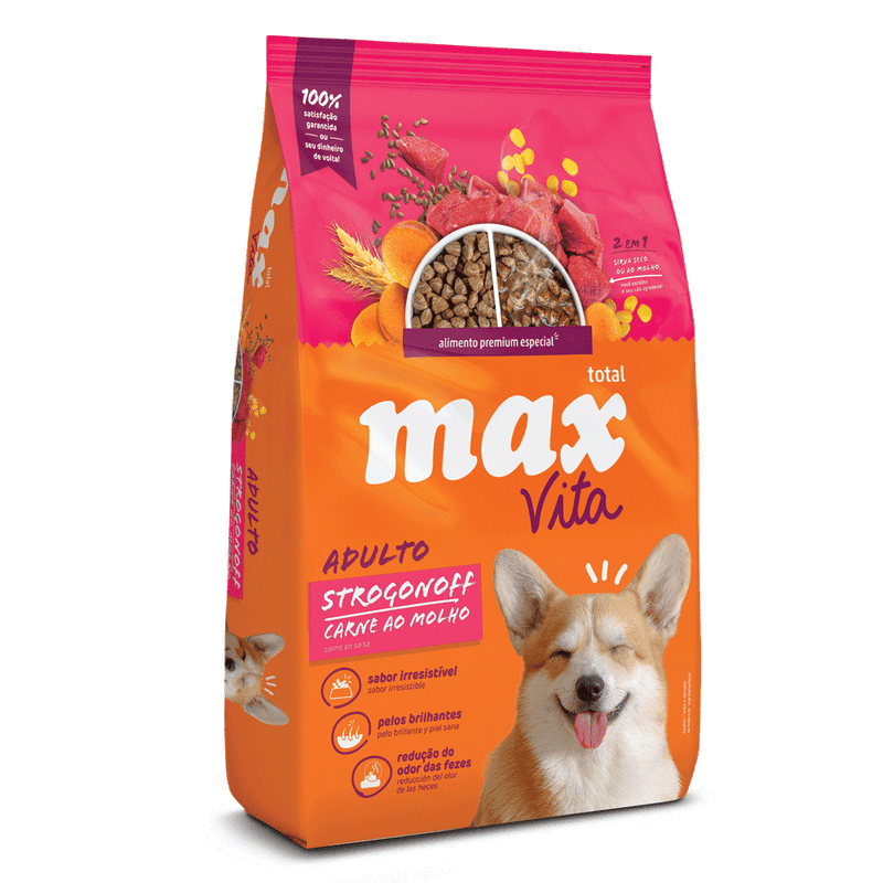 Comida Para Perro Max Vita Adulto Strogonoff 3kg