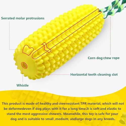 Juguete Mordedor Perro Mazorca