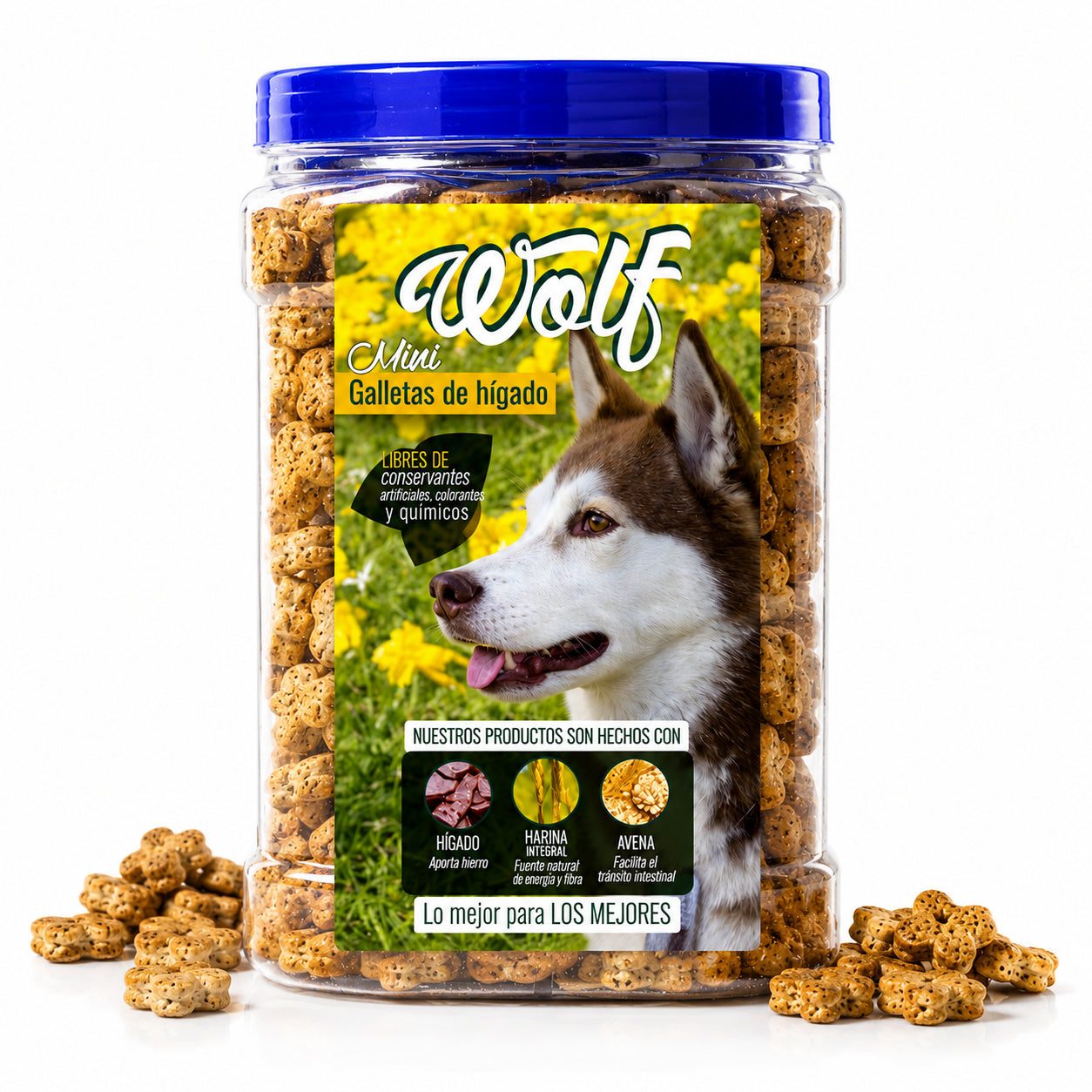 Minigalleta De Hígado Wolf 1000 Gr