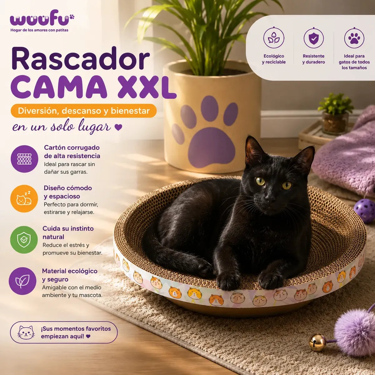 Rascador circular Wuufu 50 Cm