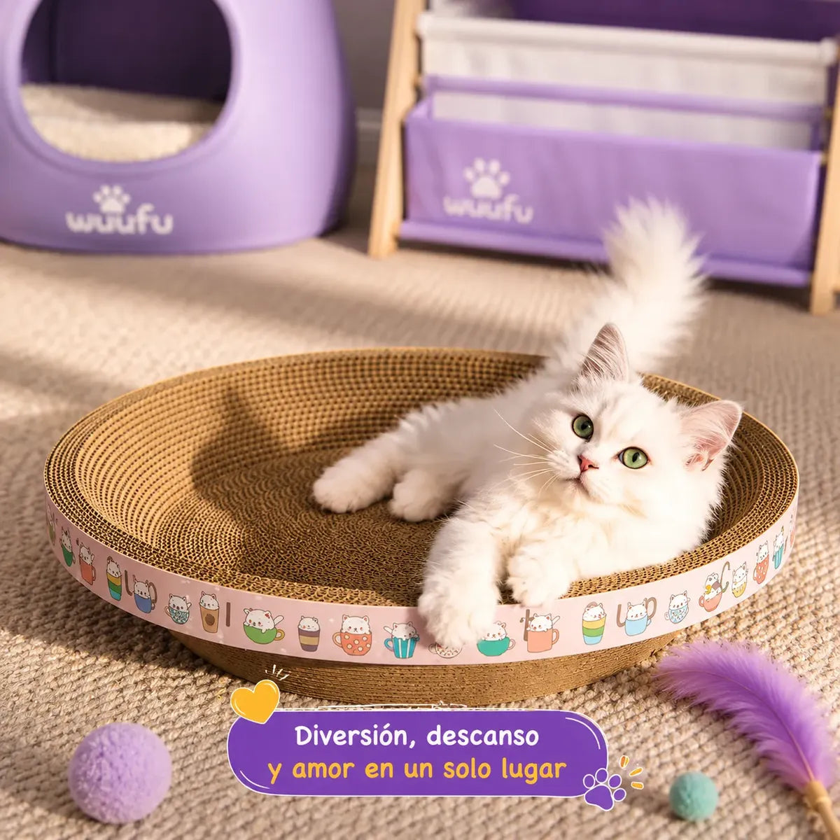 Rascador circular Wuufu 50 Cm