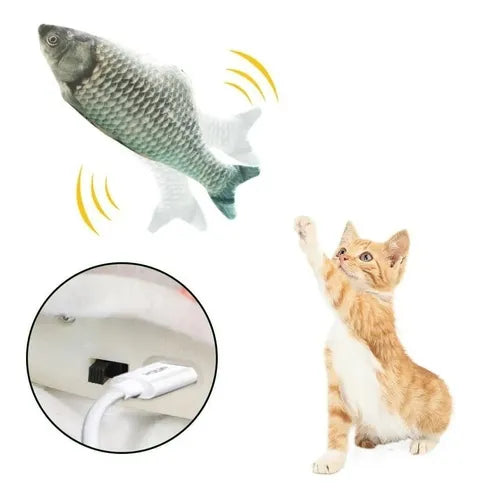 Juguete Pez con movimiento Gato Pequeño sin Motor