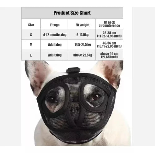 Bozal Para Perro Bulldog Braqueocefalico