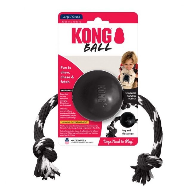 KONG Perro – Pelota con Lazo Extreme Large
