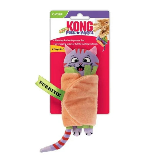 KONG Gato Juguete Pull A Part Purrito