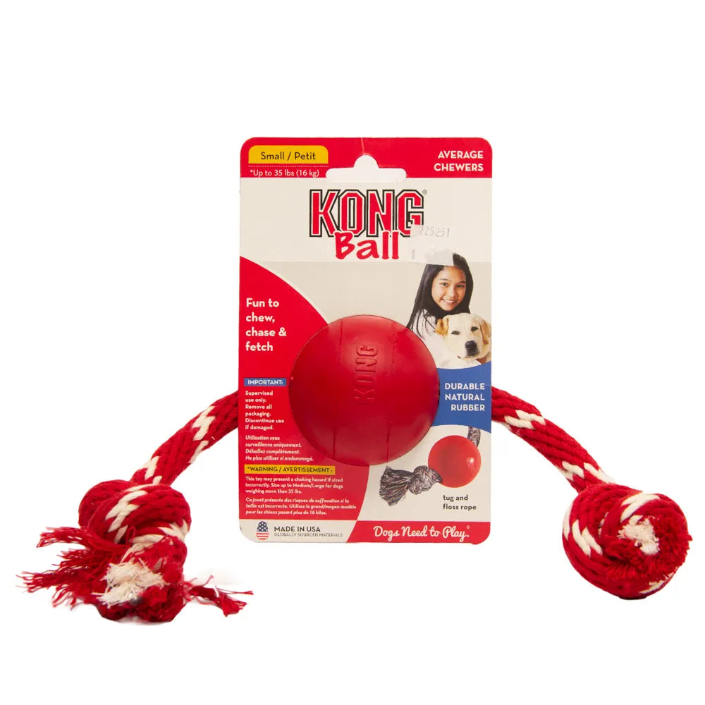 KONG Perro – Pelota Classic con Lazo Small