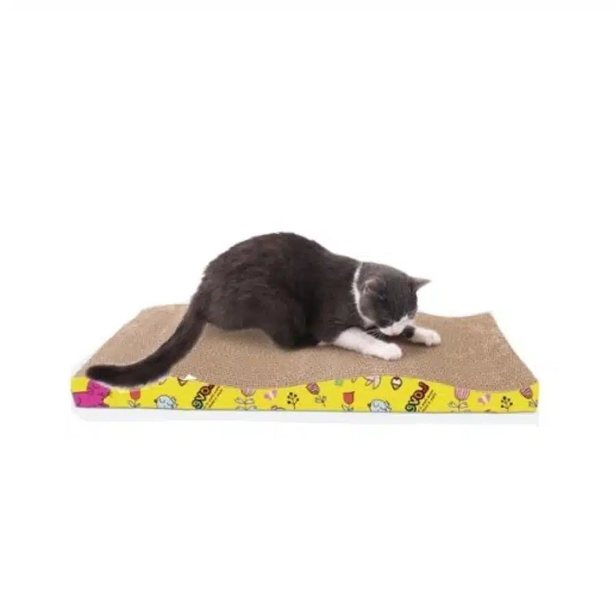 Rascador de carton ondulado para gato