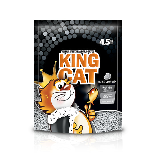 Arena King Cat Carbón Activado