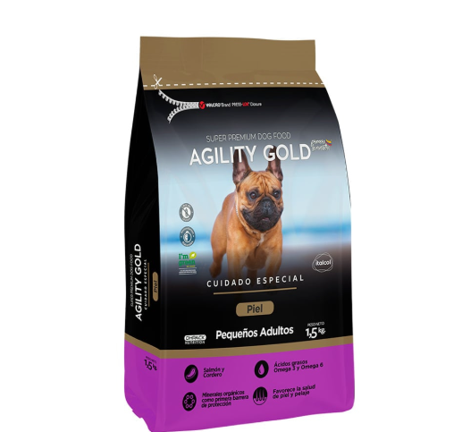 Agility Gold Perros Piel Pequeños Adultos 1.5 kgs