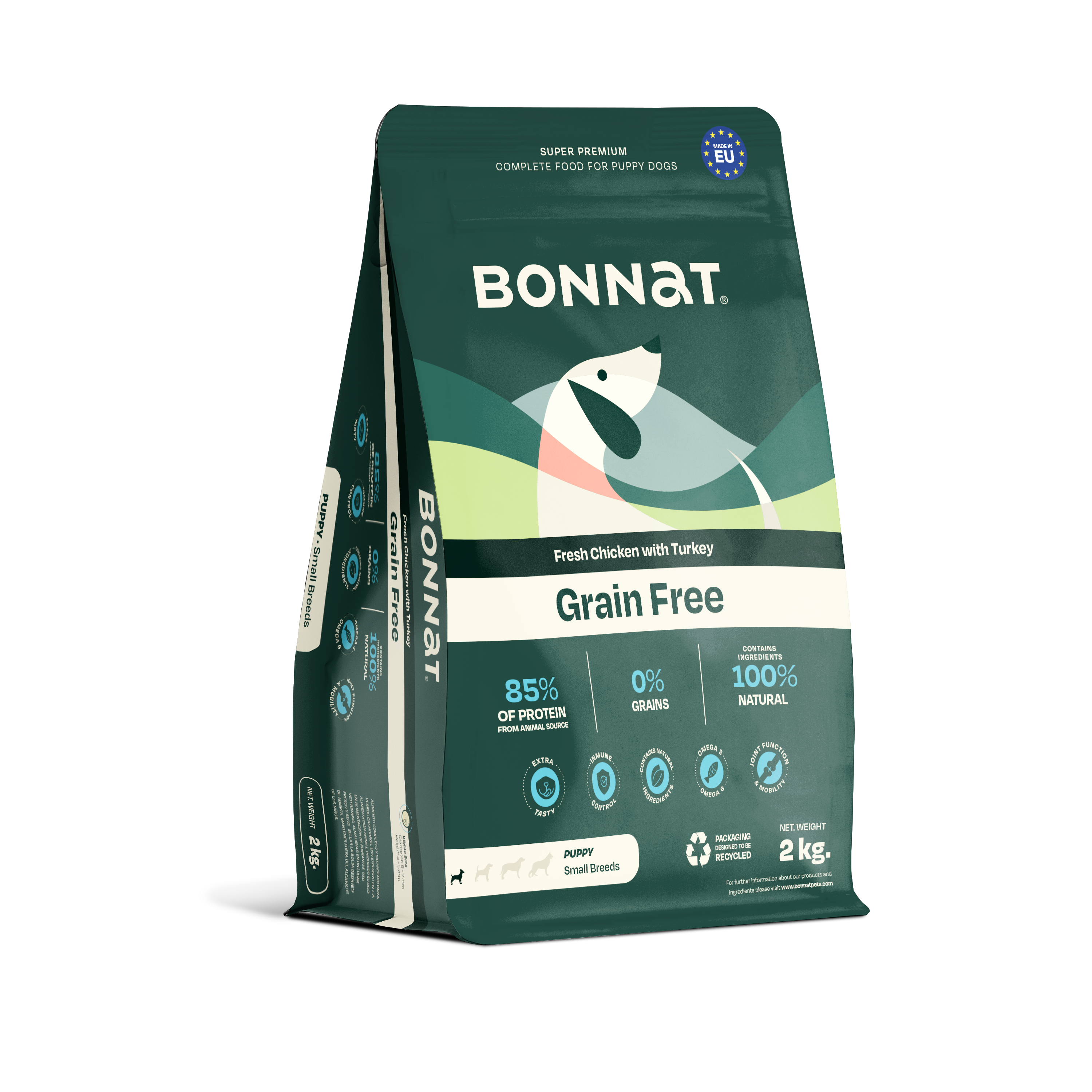Bonnat Fresh Chicken with Turkey Puppy Small 2 kg