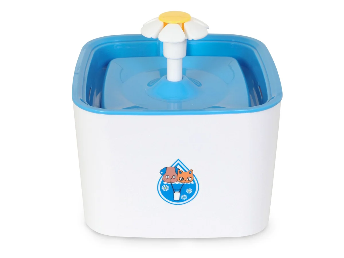 Fuente De Agua Mascotas 2.5 L Con luz Led