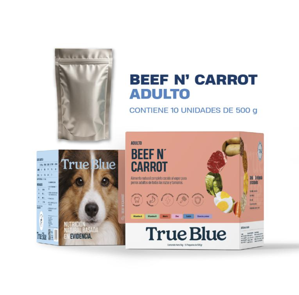 TRUE BLUE ADULTO BEEF N´CARROT